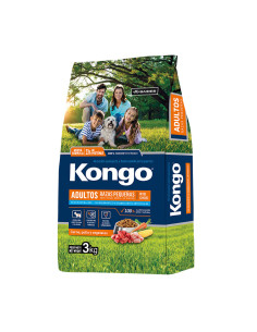 KONGO ADULTO RAZAS PEQUEÑAS X 3 KG