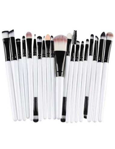 OTWOO PINCEL KIT 20PCS 206928 BLANCO/NEGRO