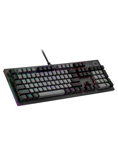 TECLADO COOLER MASTER GAMER CK352 CK-352-GKML1-US RGB MECHANICAL BLUE