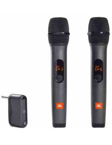 MICROFONO JBL WIRELESS SYSTEM CON RECEPTOR 2UN