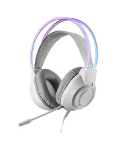 AURICULAR REDRAGON H231W-RGB SCREAM 3.5MM BLANCO