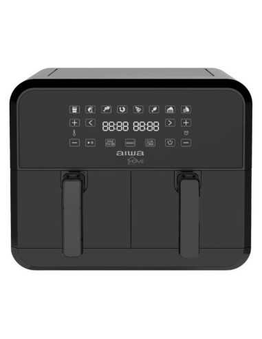 FREIDORA AIRFRY AIWA AWHAFT8001 DUAL 8L/1700W/DIG 220V NEGRO