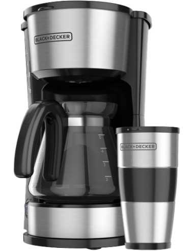 CAFETERA BLACK & DECKER CM0755S-CL 14 TAZAS 220V