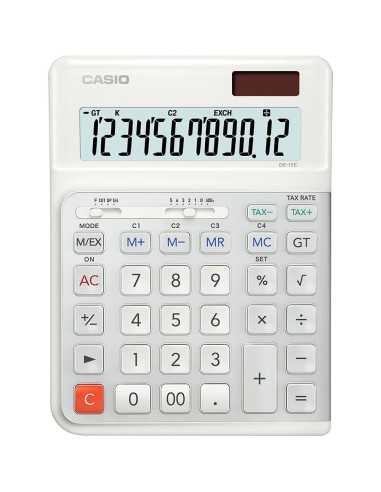 CALCULADORA CASIO DE-12E-WE 3 ERGONOMIC BLANCO