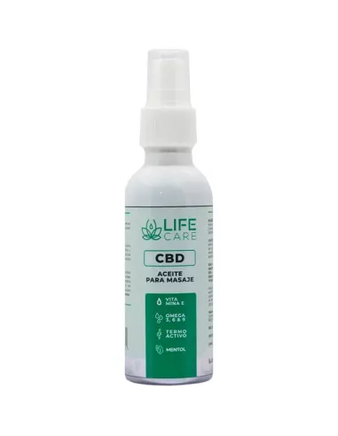 ACEITE PARA MASAJES CBD LIFE CARE 300MG 120ML