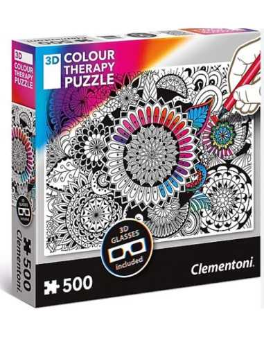 JUEGO DE ROMPECABEZA CLEMENTONI MANDALA FLOWER