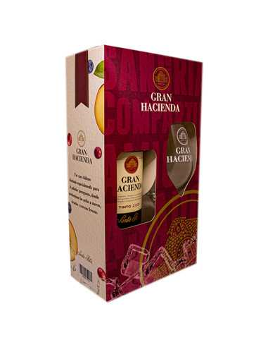 VINO SANTA RITA GRAN HACIENDA PACK+COPA 750ML