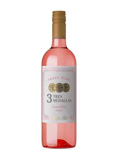 VINO SANTA RITA 3 MEDALLAS ROSÉ SWEET 750ML