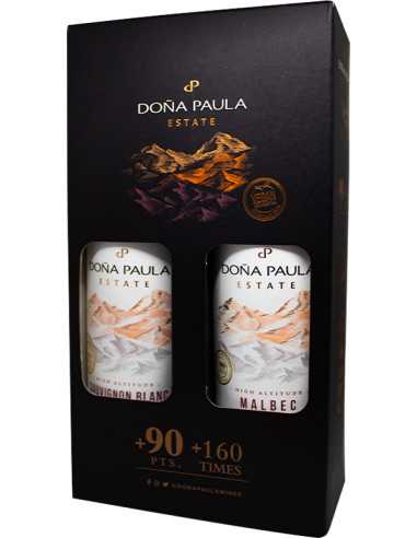 VINO DOÑA PAULA PACK 2X ESTATE MALBEC SAUVIGNON 750ML