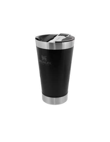 VASO CERVECERO CLASICO STANLEY 473 ML C/ TAPA Y ABRIDOR